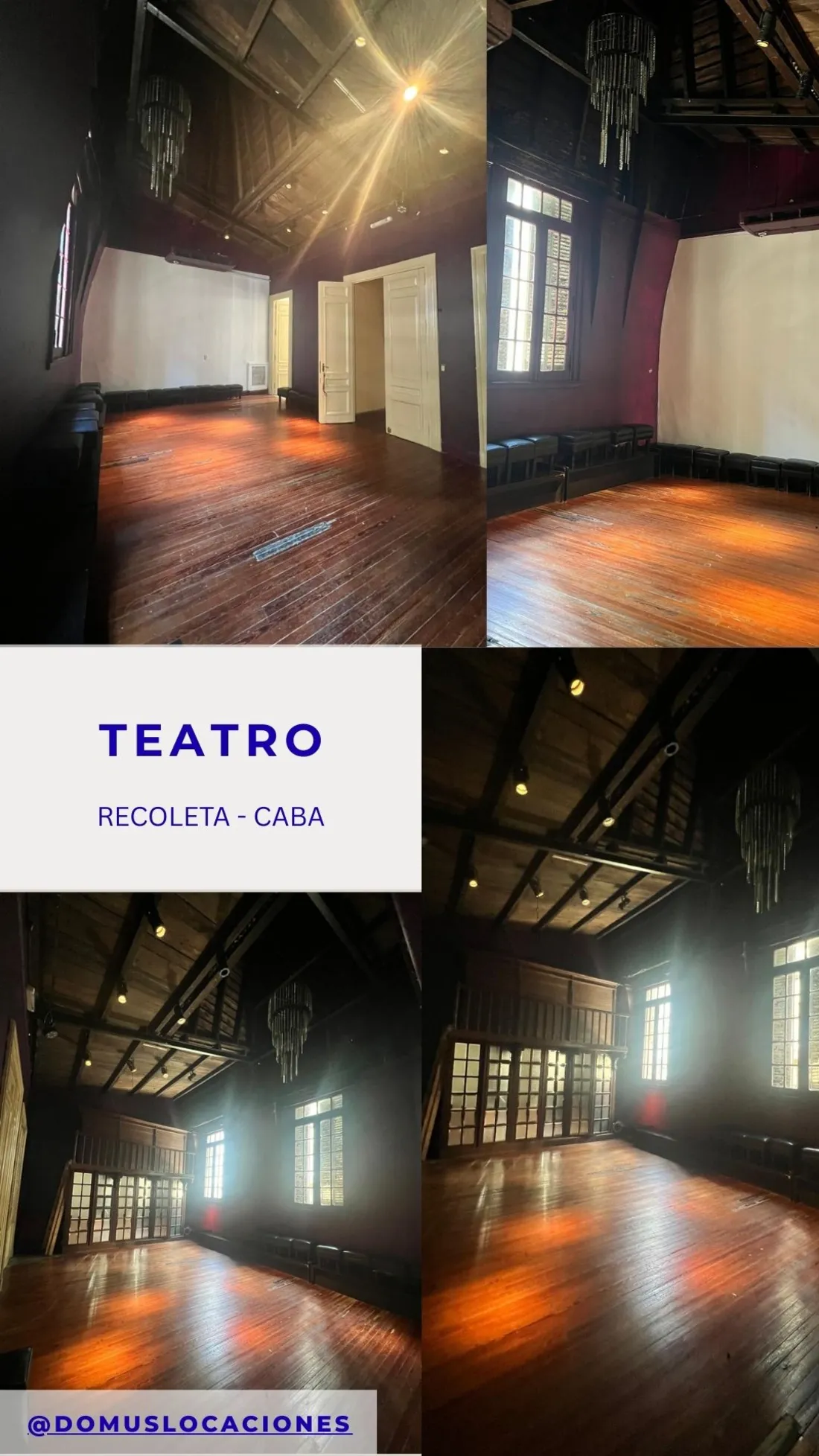 Teatro en Recoleta