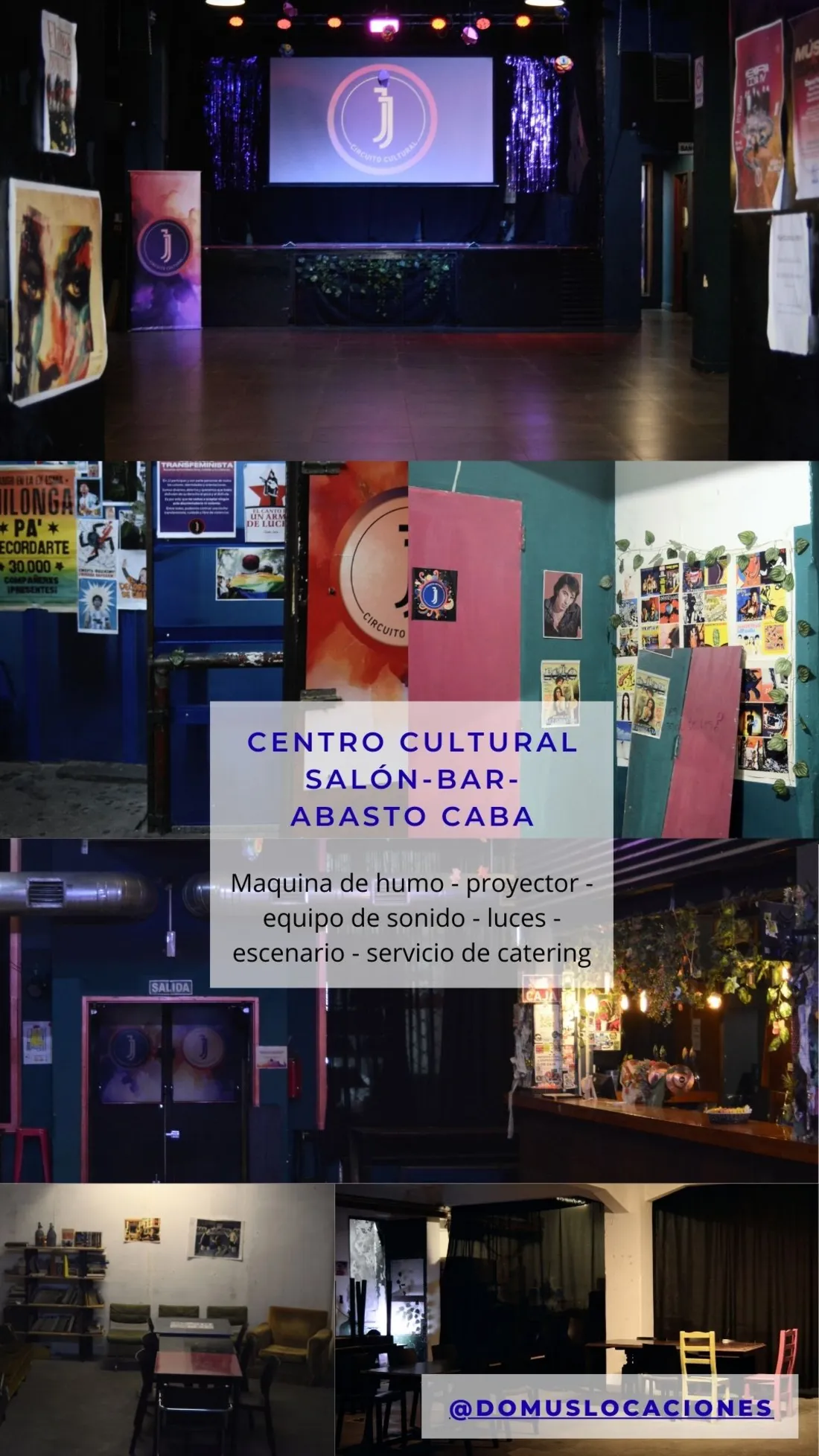 Centro cultural- Salón -Bar