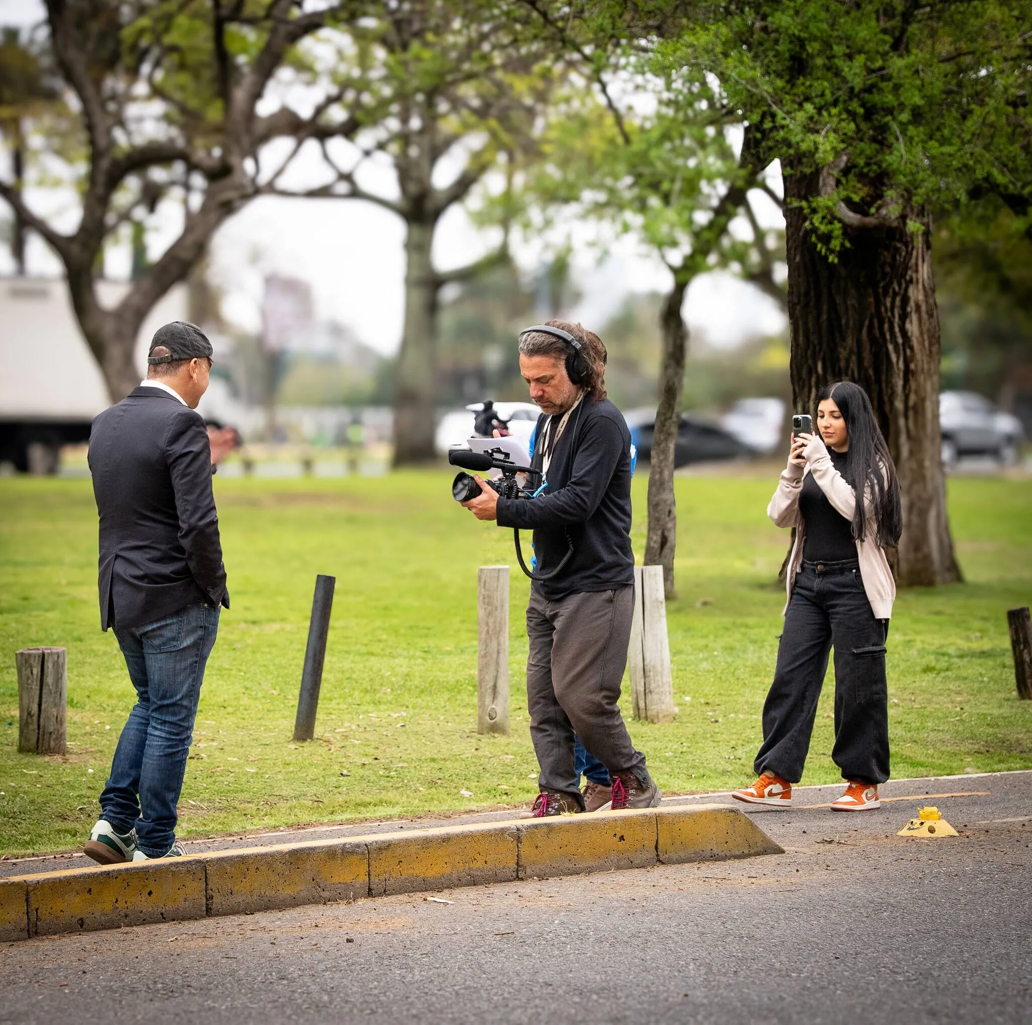 Rodaje en exteriores con equipo propio