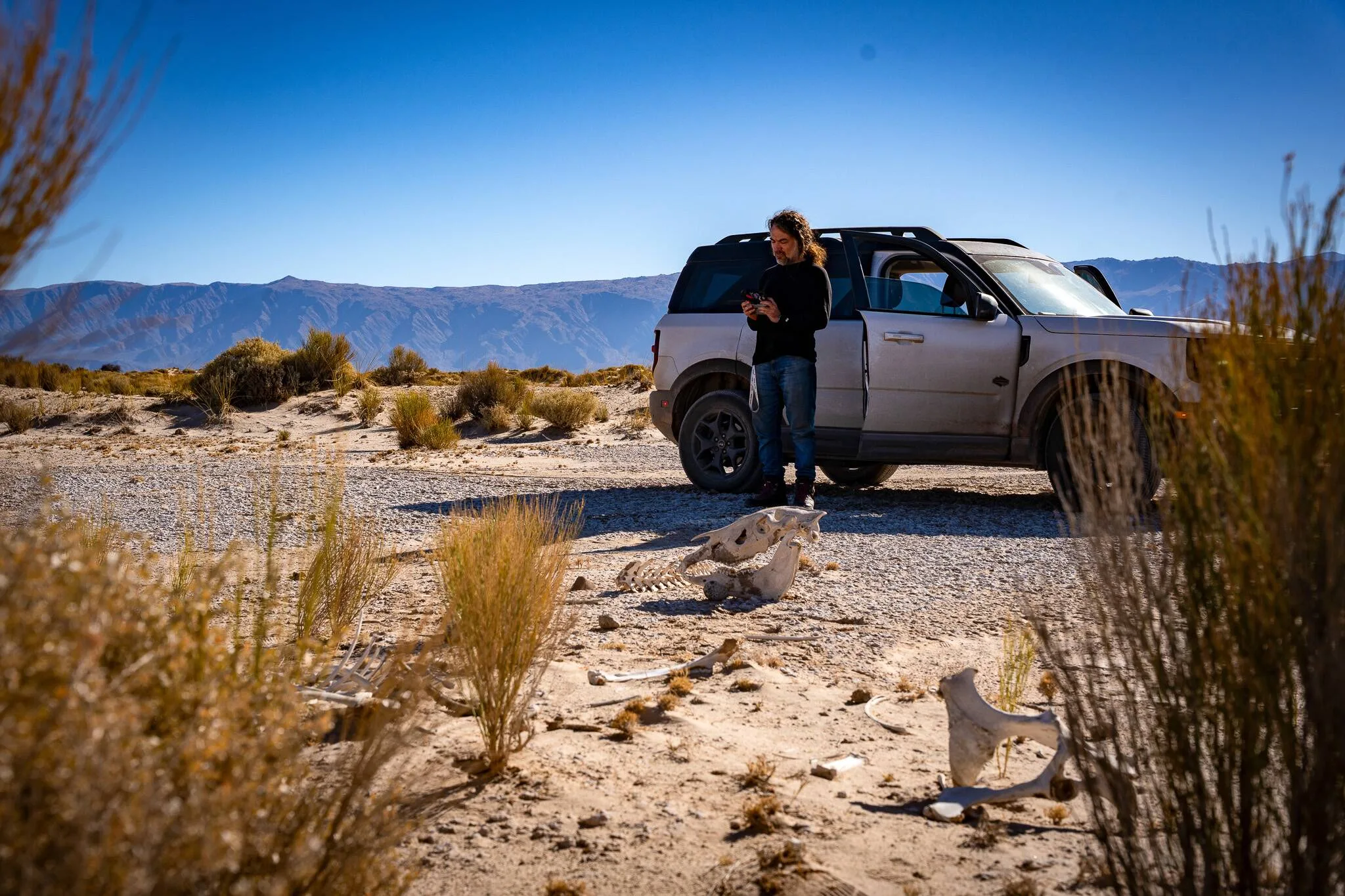 Scouting de locación en el desierto